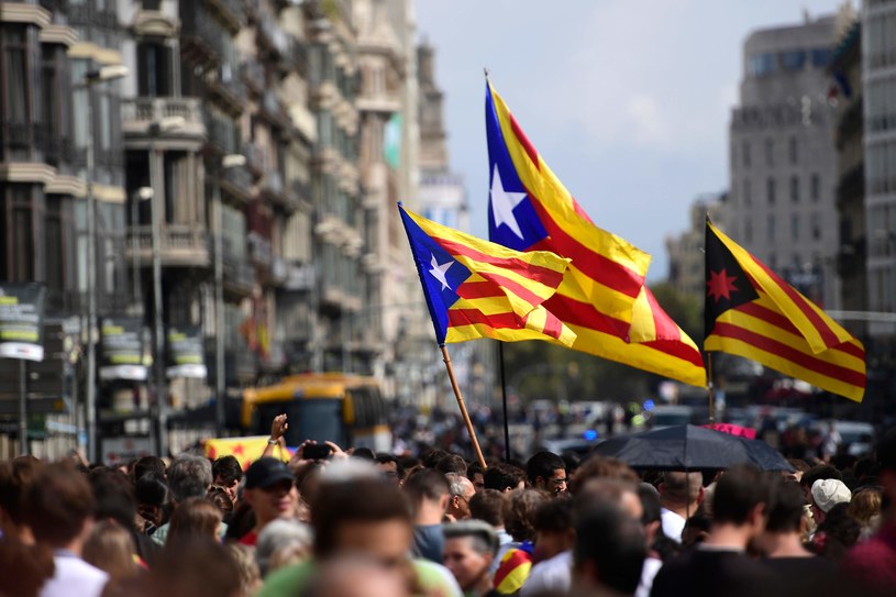 W Katalonii zorganizowano referendum dotyczące odłączenie się regionu od Hiszpanii /AFP