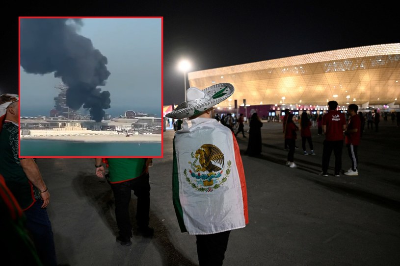W Katarze wybuchł pożar. W mieście, gdzie miał odbyć się wieczorny mecz