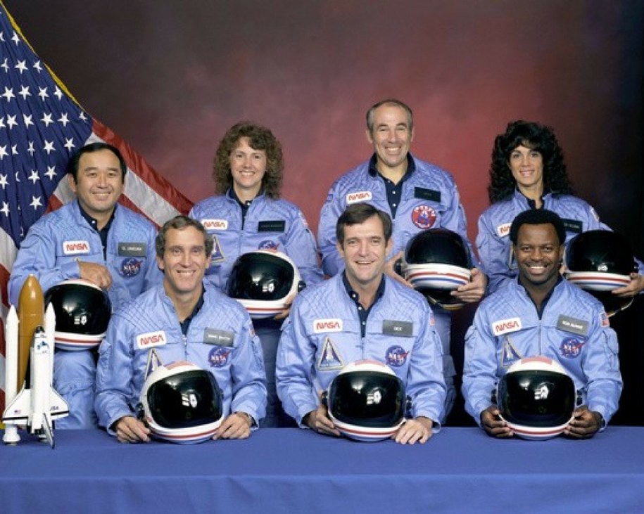 W katastrofie Challengera zginęło 7 osób: Francis „Dick” Scobee, Michael J. Smith, Judith Resnik, Ellison Onizuka, Ronald McNair i Gregory Jarvis oraz Christa McAuliffe – nauczycielka historii /Science Photo Library /East News