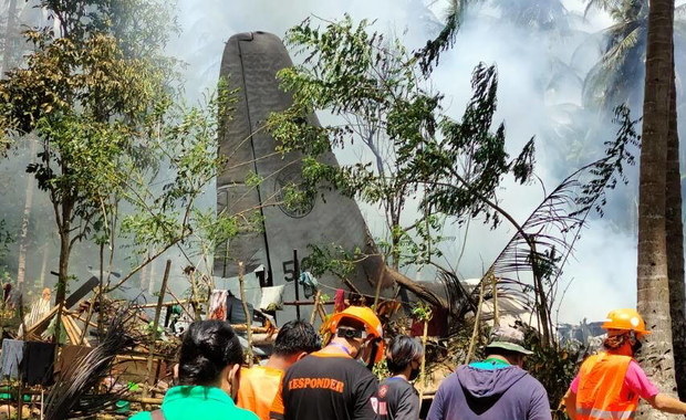 W katastrofie samolotu na Filipinach zginęło 47 żołnierzy