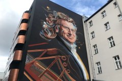 W Katowicach odsłonięto mural Zbigniewa Wodeckiego 