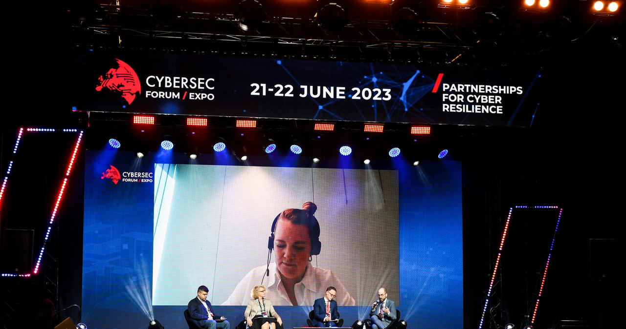 W kierunki większej odpowiedzialności w cyberprzestrzeni - forum CYBERSEC 2023. /Dawid Szafraniak /INTERIA.PL