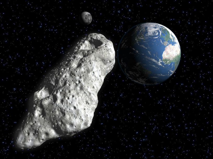 W kierunku Ziemi ponownie leci duża asteroida. /123RF/PICSEL
