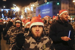 W Kijowie odbyły się marsze ku czci Bandery