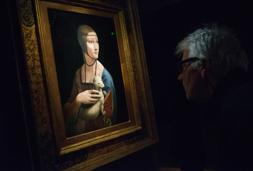W kolekcji Izabelli znalazł się m.in. obraz Leonarda da Vinci /Piotr Guzik /Agencja FORUM