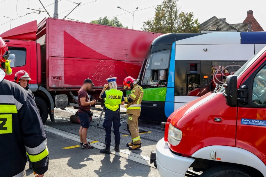 W kolizji nikomu nic się nie stało / 	Marcin Bielecki    /PAP