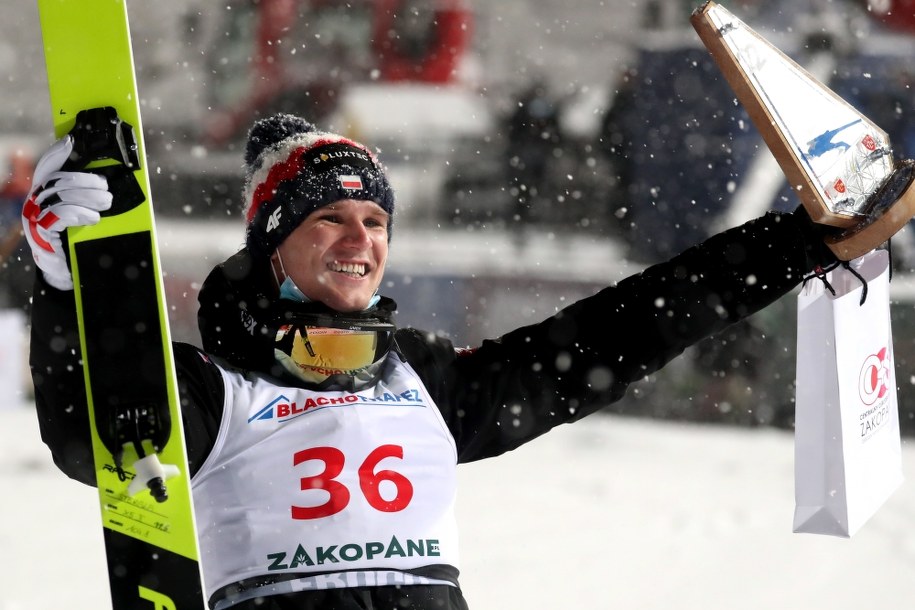 W końcu pierwsze podium w karierze Andrzeja Stękały / 	Grzegorz Momot    /PAP