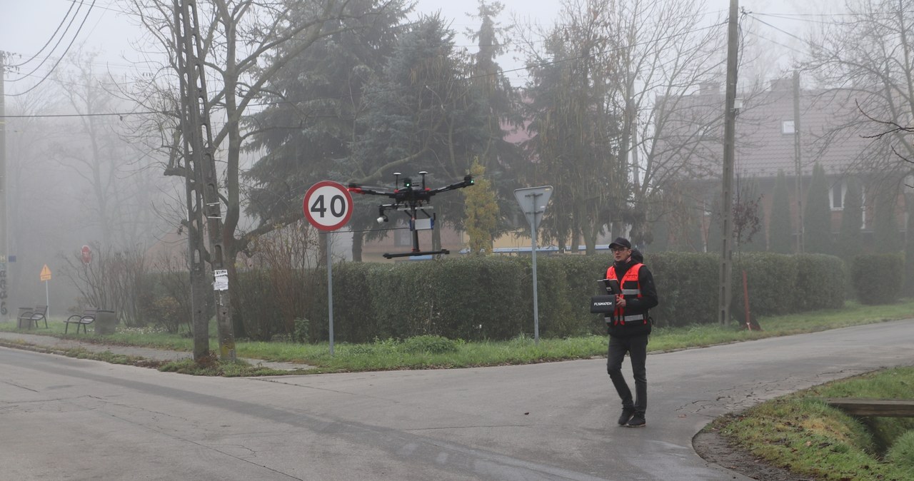 W Krakowie dron bada czystość powietrza