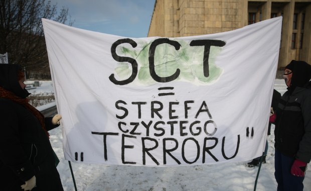 W Krakowie protesty przeciwko Strefie Czystego Transportu 