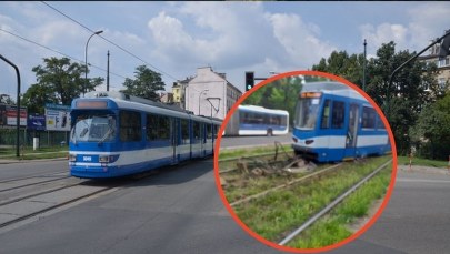 W Krakowie wykoleił się tramwaj. Utrudnienia w Nowej Hucie