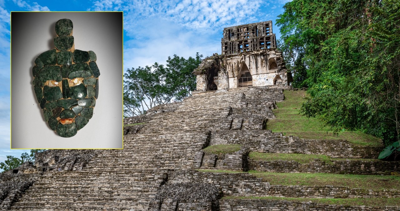 W królewskim grobowcu liczącym 1700 lat odkrytym w Gwatemali odnaleziono niezwykłą jadeitową maskę /123RF/PICSEL