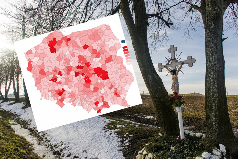 W których miejscach Polski śmiertelność w wypadkach drogowych jest największa? /JAKUB WOSIK/REPORTER /Agencja SE/East News