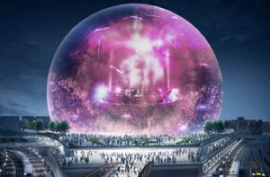 W Londynie powstanie MSG Sphere - potężny, futurystyczny obiekt w kształcie kuli