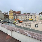 W Lublinie zamknięta jest ulica Staszica. Trwa burzenie budynków szpitala