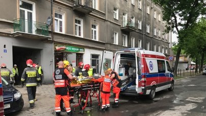 W Lublinie zawaliła się część kamienicy. Spod gruzów wydobyto jedną osobę