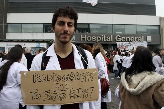 W Madrycie strajkują publiczne szpitale /EPA