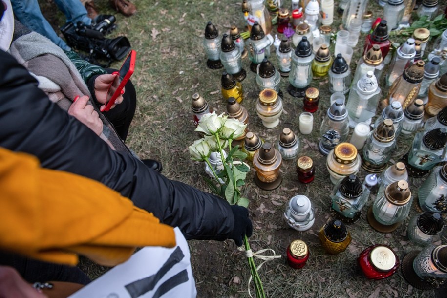 W marcu 2023 odbył się w Zamościu marsz przeciwko przemocy /Wojtek Jargiło /PAP