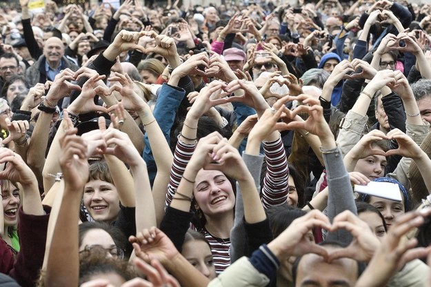 W Mediolanie wielka manifestacja przeciwko rasizmowi /FLAVIO LO SCALZO /PAP/EPA