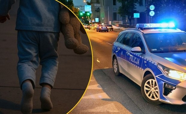 W mokrych skarpetkach i piżamie na ulicy. Matka nie zauważyła, że 2-latka nie ma