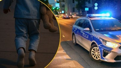 W mokrych skarpetkach i piżamie na ulicy. Matka nie zauważyła, że 2-latka nie ma