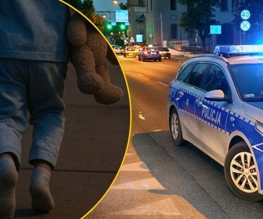 W mokrych skarpetkach i piżamie na ulicy. Matka nie zauważyła, że 2-latka nie ma