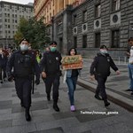 W Moskwie protestowali dziennikarze. Policja zatrzymała 9 osób