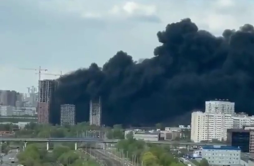 W Moskwie wybuchł pożar /@Flash_news_ua /Twitter