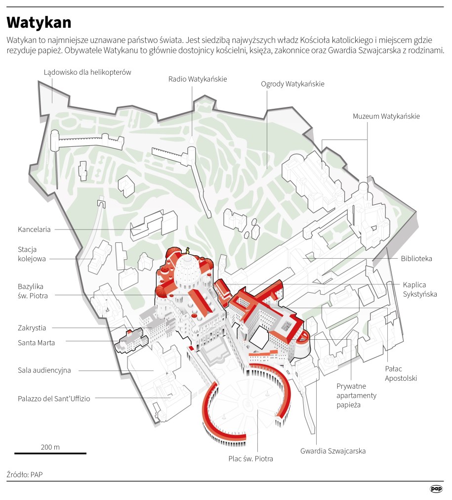 W najbliższych dniach oczy całego świata będą zwrócone na Watykan /Adam Ziemienowicz /PAP