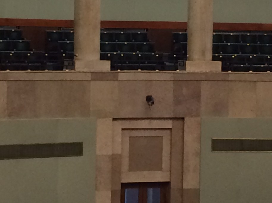 W naprawie jest kamera znajdująca się nad klubem PiS /Mariusz PIekarski /RMF FM