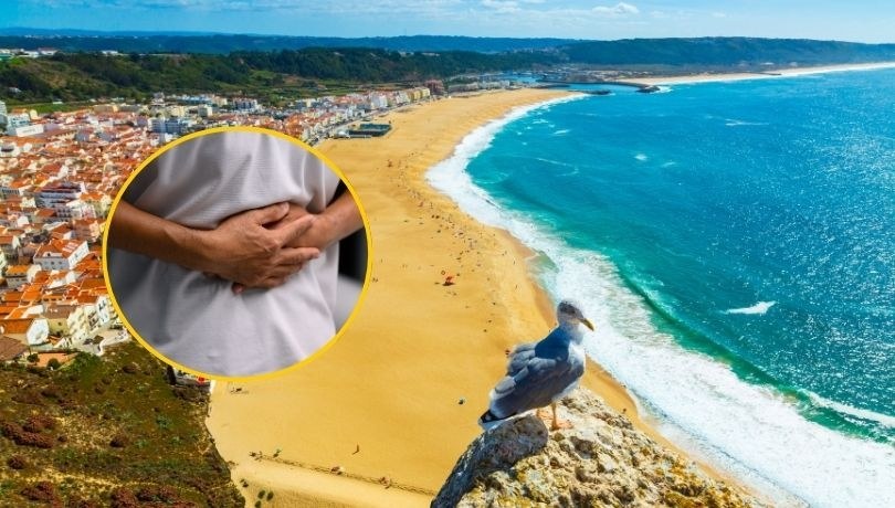 W Nazare doszło do awarii jednej z przylegających do plaży sieci kanalizacyjnych /Shutterstock