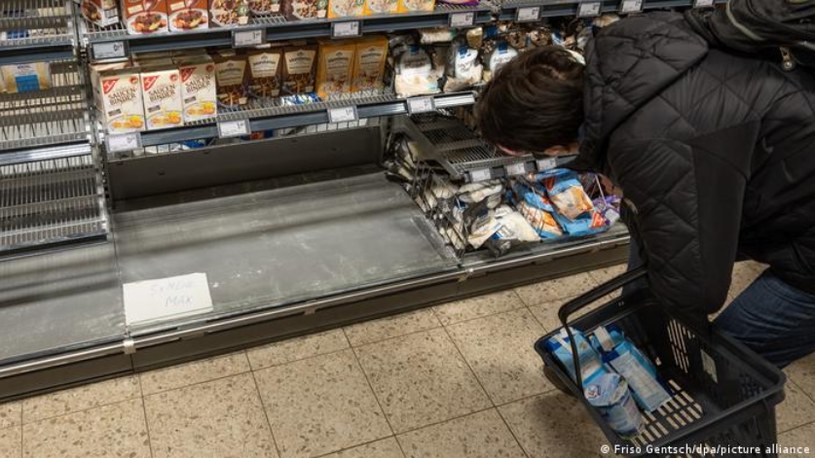W Niemczech wciąż brakuje wielu produktów spożywczych /Deutsche Welle