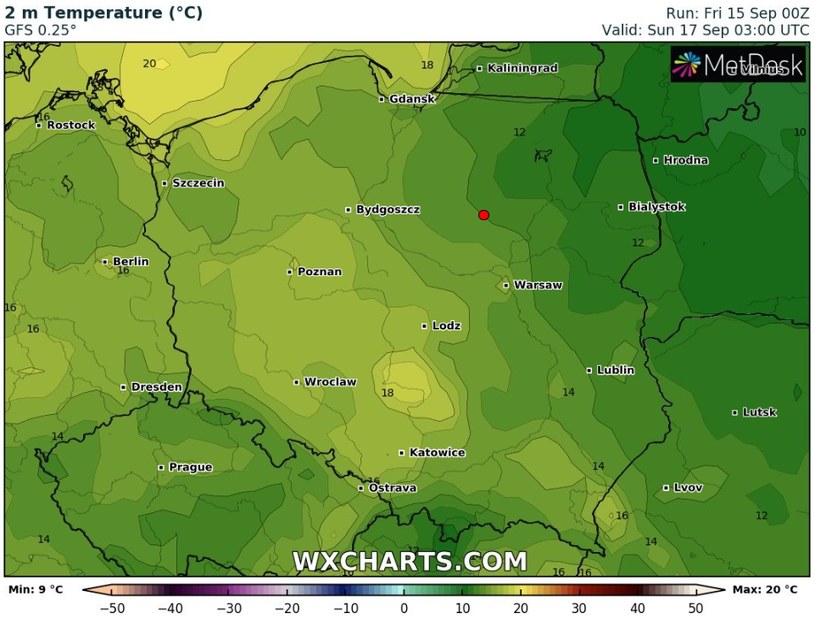 W nocy z soboty na niedzielę najchłodniej będzie w kotlinach górskich oraz na północnym wschodzie kraju, gdzie może być nawet kilka stopni Celsjusza /