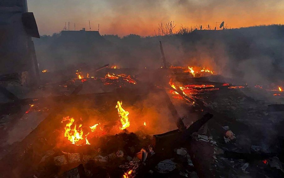 Eksplozje i seria pożarów. Kolejny zmasowany atak rosyjskich dronów
