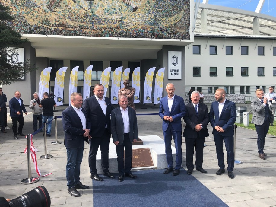 W odsłonięciu pomnika uczestniczył marszałek województwa śląskiego Jakub Chełstowski /Wojciech Marczyk /RMF FM