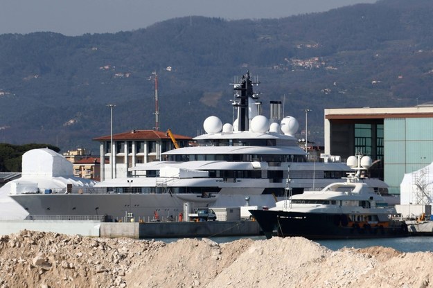 W ostatnich dniach włoskie Ministerstwo Finansów przejęło luksusowy jacht "Szeherezada", wart około 700 milionów dolarów /	IPA/ABACA /PAP/EPA