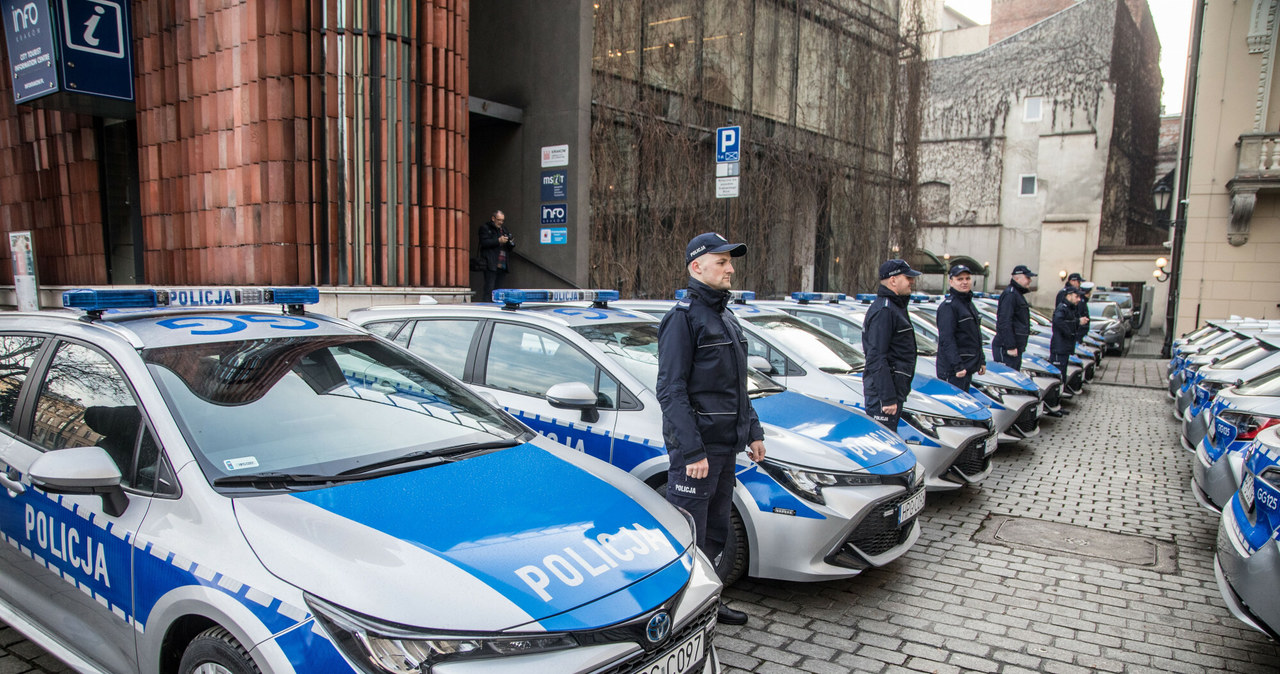 W ostatnich latach policja inwestowała głównie w Toyoty Corolle oraz BMW serii 3 /Fot. Jan Graczyński /East News