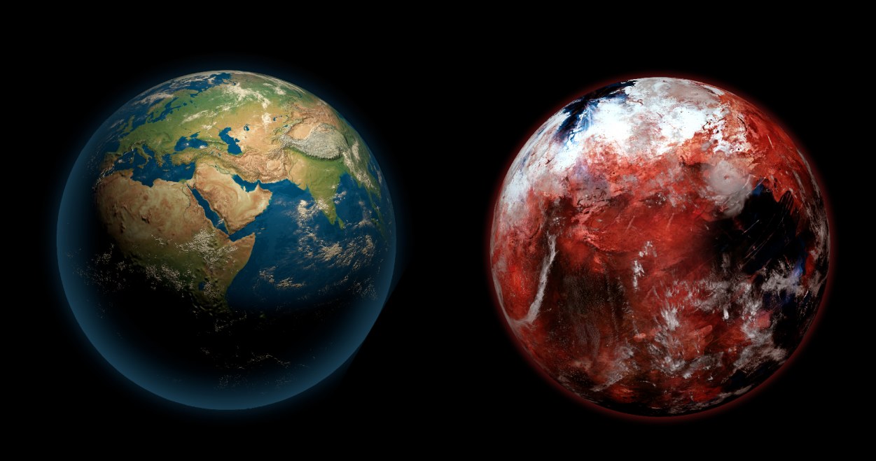 W pewnym momencie w historii geologicznej Ziemia mogła zamienić się w drugą Czerwoną Planetę /123RF/PICSEL