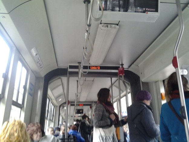W piątek trzynastego o 13:13 na pokładzie tramwaju numer 13 pojawił się nasz mikrofon. /Michał Dobrołowicz /RMF FM