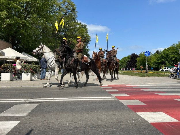 W piątek w południe z Jasnych Błoni jeźdźcy wyruszyli na ulice miasta. /Aneta Łuczkowska /RMF FM - reporter