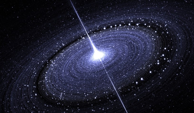 W pobliżu czarnej dziury Sagittarius A* w centrum naszej Galaktyki znajdują się młode gwiazdy /123RF/PICSEL