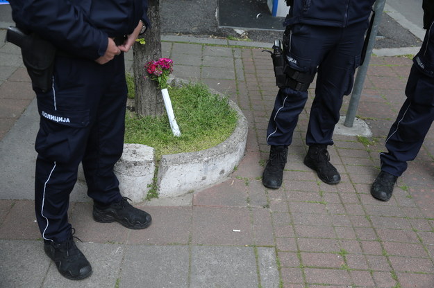 W pobliżu miejsca tragedii składane są kwiaty /Andrej Cukić /PAP/EPA