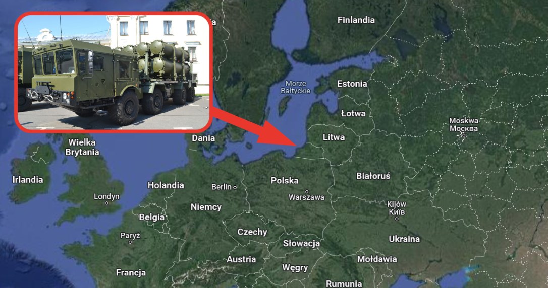 W pobliżu Polski, Rosja rozmieściła systemy rakietowe Beł i Bastion /Google Maps /Zrzut ekranu /domena publiczna