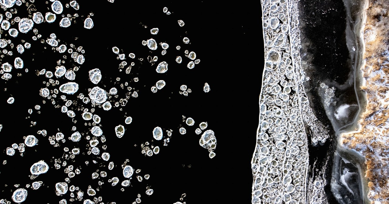 W pobliżu ujścia Wisły w Mikoszewie pojawił się śryż. /Oliwia Domanska/East News /East News