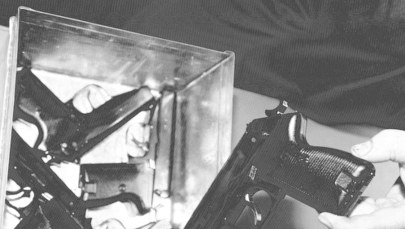 W pociągu przewoził cały arsenał