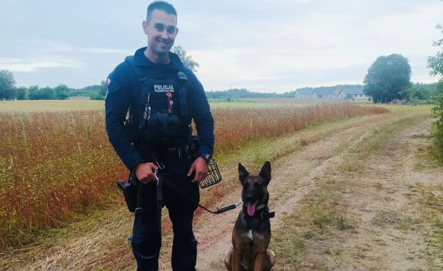 W policji służy od dwóch lat. Jego nos wyczuł skradziony sprzęt