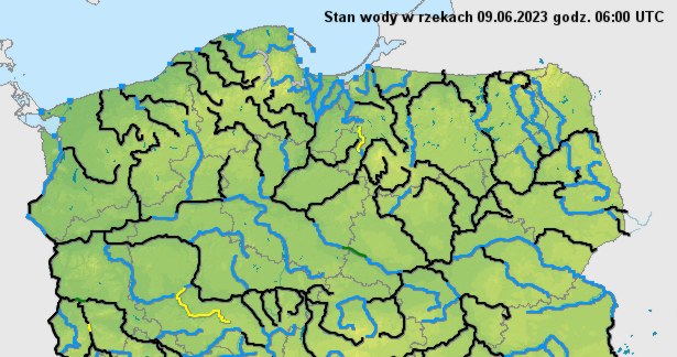 W Polsce cały czas utrzymuje się niski stan wody /IMGW /