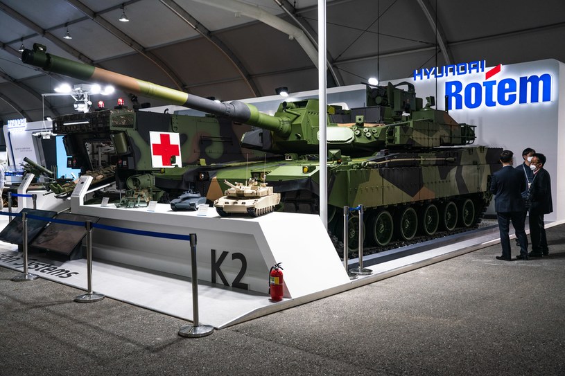 W Polsce ma powstać 820 czołgów K2 na koreańskiej licencji /Simon Shin/SOPA Images/LightRocket /Getty Images