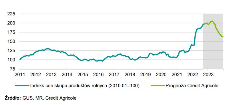 W Polsce maksimum lokalne cen żywnośdi w IV kw br. /Informacja prasowa