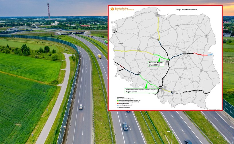 W Polsce mamy nieco ponad 1,8 tys. km autostrad. /GDDKiA / Krzysztof Nalewajko /GDDKiA