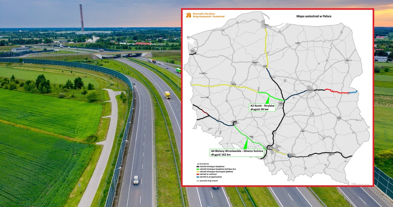 W Polsce mamy nieco ponad 1,8 tys. km autostrad. /GDDKiA / Krzysztof Nalewajko /GDDKiA